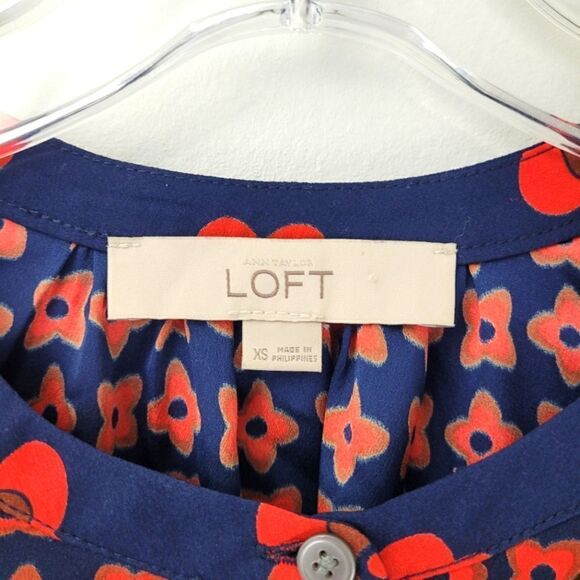 LOFT drop waist floral mini dress - Picture 3 of 7